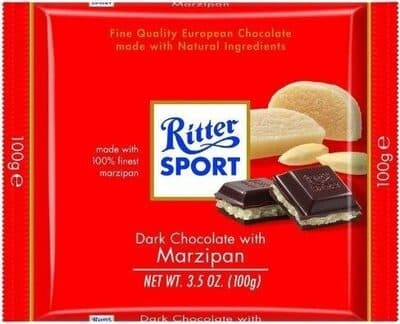 Dark Chocolate With Marzipan