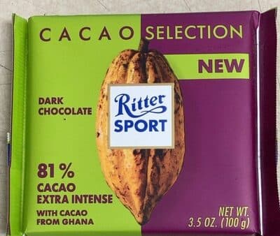 81% Cacao Dark Chocolate