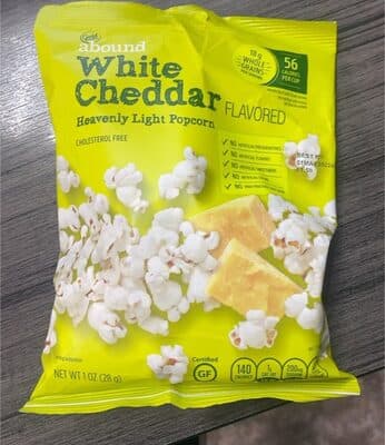White Cheddar Flavored Heavenly Light Popcorn