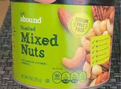 Unsalted Mixed Nuts