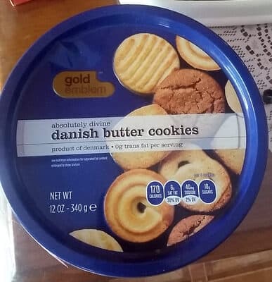 Gold Emblem Danish Butter Cookies