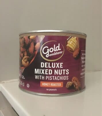 Deluxe Mixed Nuts With Pistachios, Honey Roasted