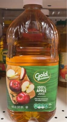 Apple Juice Drink From Concentrate