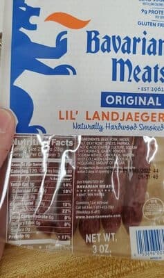 Original Hardwood Smoked Lil' Landjaeger