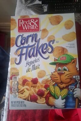 Red and White Corn Flakes