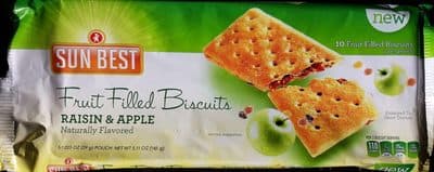 Strawberry Flavored Fruit Filled Biscuits