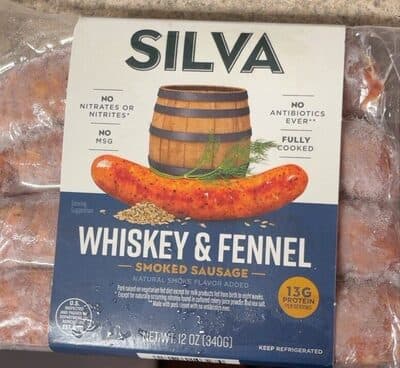Whiskey y fennel smoked sausage