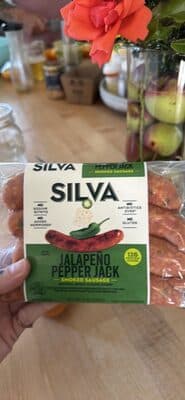 Smoked Sausage With Jalapeno Peppers And Real Pepper Jack Cheese