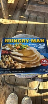 Roasted Carved White Meat Turkey, Creamy Mashed Potatoes, Gravy, Seasoned Stuffing and Mixed Vegetables - Includes an Apple Cranberry Dessert