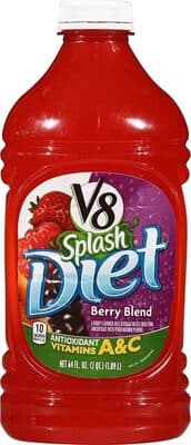 Diet Berry Flavored Juice Beverage With A 5% Juice Blend From Concentrate