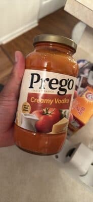 PREGO, CREAMY VODKA SAUCE