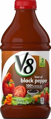 100% Vegetable Juice, Black Pepper