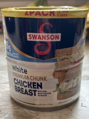 White Premium Chunk Chicken Breast With Rib Meat In Water