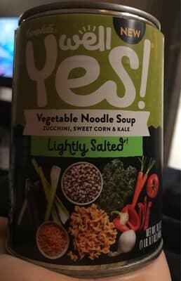CAMPBELL'S WELL YES SOUP VEGETABLE NOODLE