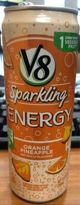 V8 ENG SPKLG ORNG PINEAPL