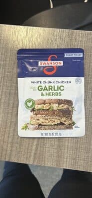 Swanson Garlic and Herbs White Chunk Chicken