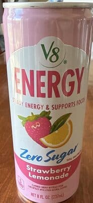 Zero Sugar Strawberry Lemonade Energy Beverage