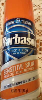 barbasol sensitive skin