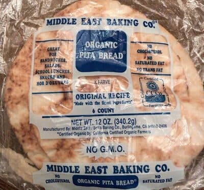 Organic Pita Bread