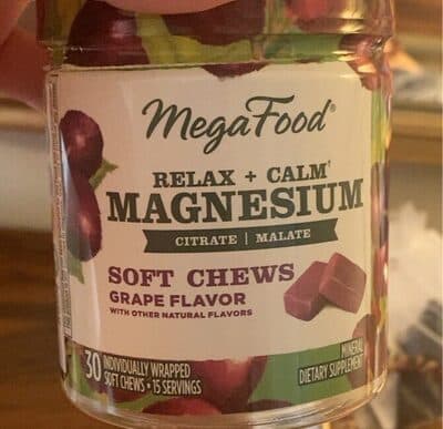 Relax and calm magnesium