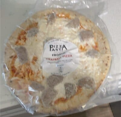Meatball Pizza