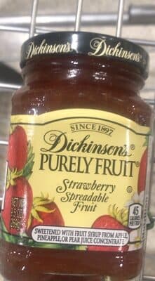 Dickinson's Purely Fruit Spreadable Fruit Strawberry
