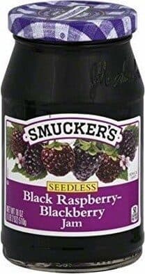 Seedless Black Raspberry Blackberry Jam