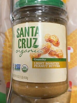Crunchy light roasted peanut butter