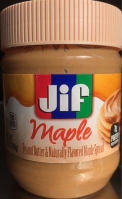 Peanut Butter & Naturally Flavored Maple Spread