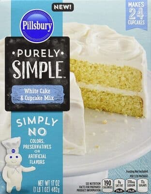 PILLSBURY, WHITE CAKE & CUPCAKE MIX
