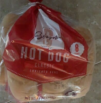 Classic Hot Dog Enriched Buns