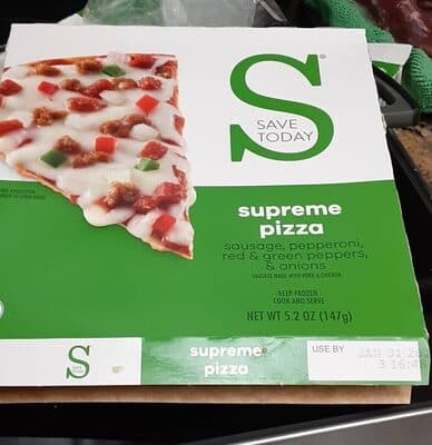 Save today supreme pizza