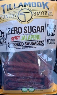 Spicy Jalapeño smoked sausages