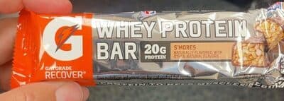 S'mores Flavored Whey Protein Bar