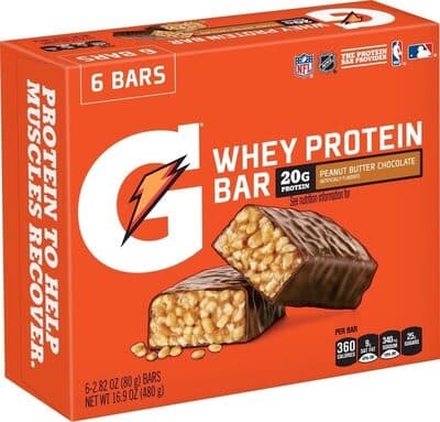 Peanut Butter Chocolate Flavored Whey Protein Bars