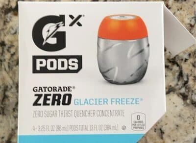 GX, Glacier Freeze Zero Sugar Thirst Quencher Concentrate Pods