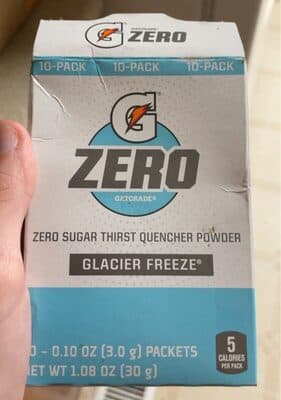 Glacier Freeze Zero Sugar Thirst Quencher Powder