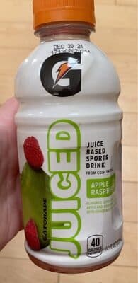 Apple Raspberry Flavored Juice Based Sports Drink From Concentrate