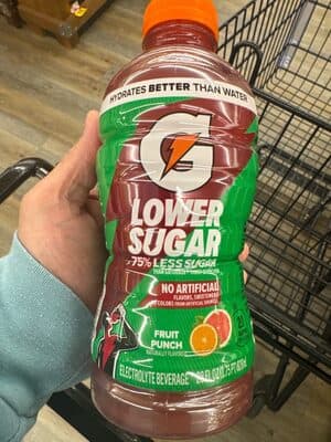 Lower Sugar Fruit Punch Electrolyte Beverage