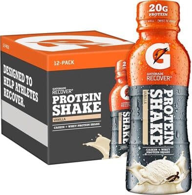Vanilla Flavored Casein & Whey Protein Shake