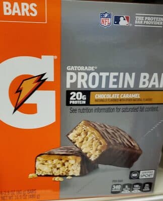 Chocolate Caramel Flavored Whey Protein Bars