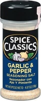 Garlic & Pepper Seasoning Salt