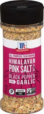Himalayan Pink Salt Black Pepper and Garlic All Purpose Seasoning