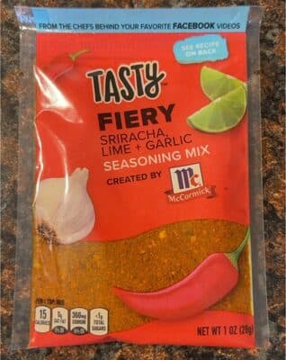 Fiery Sriracha, Lime + Garlic Seasoning Mix