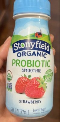 Organic Strawberry Probiotic Smoothie