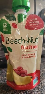 Fruities On-The-Go Pear Banana & Raspberry Puree