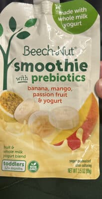 Smoothie with prebiotics