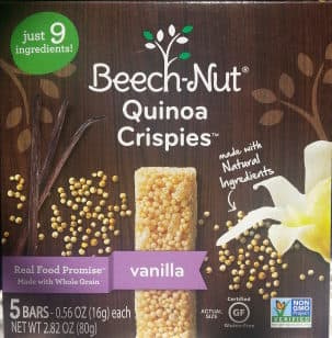 Vanilla Quinoa Crispies Bars