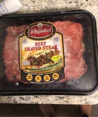 Beef Shaved Steak