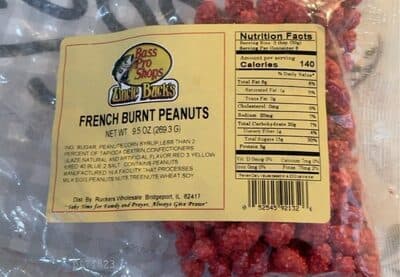 Grench burnt peanuts